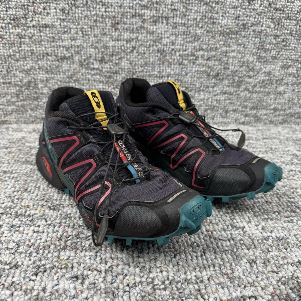 Salomon Speedcross 3 Shoes Womens 9 Trail Running Outdoors Hiking Gray